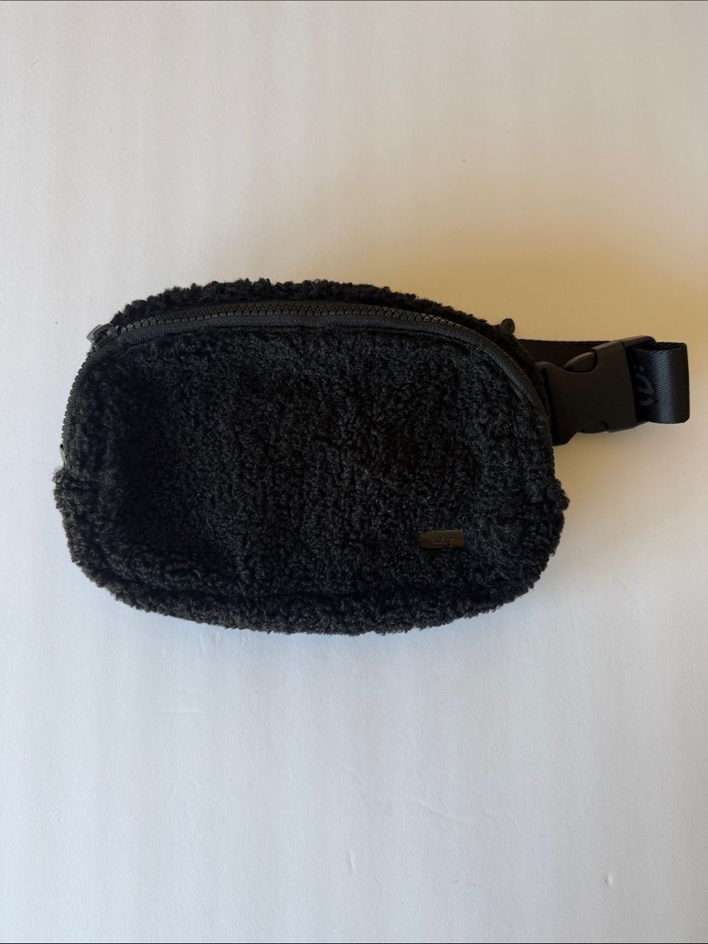 Lole black Sherpa Fanny Pack Waist Bag new